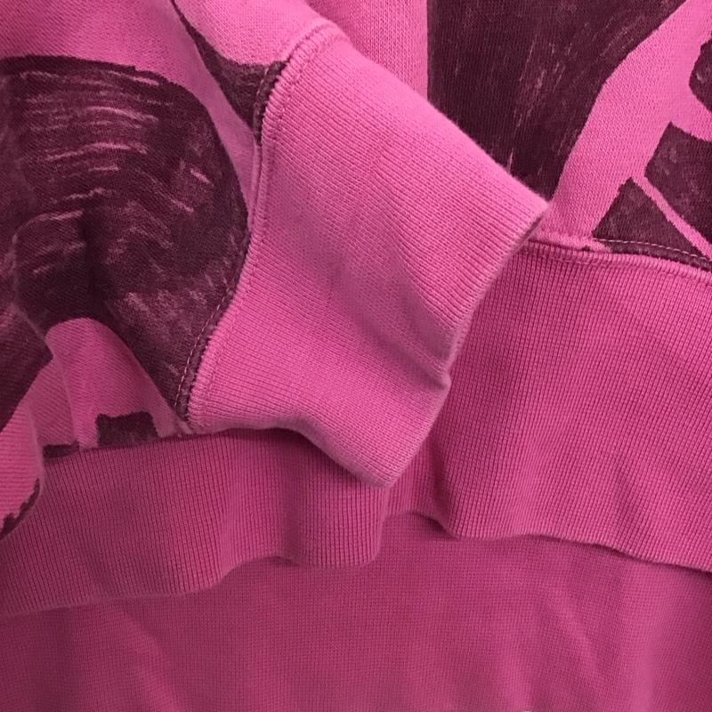 ナイキ NIKE トレーナー 長袖 cj2053-691 総柄スウェット 長袖トレーナー M ロゴ、文字 桃 / ピンク /  レディース USED 古着 中古 10142651