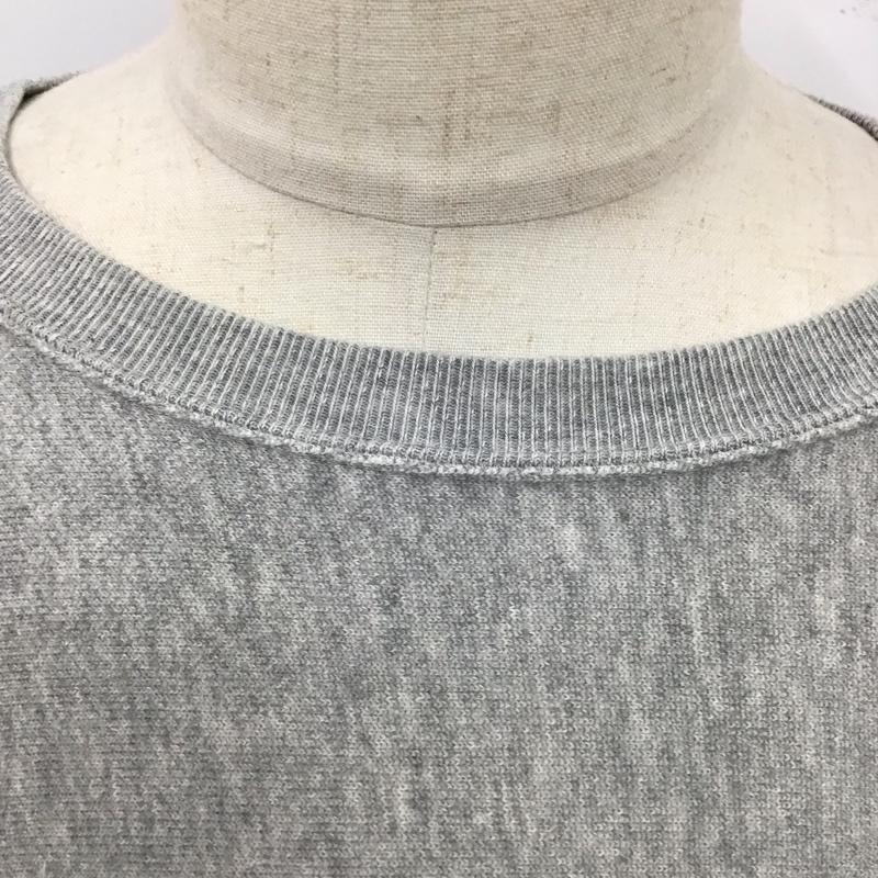 チャンピオン Champion トレーナー 長袖 L 無地 灰 / グレー /  メンズ USED 古着 中古 10121748