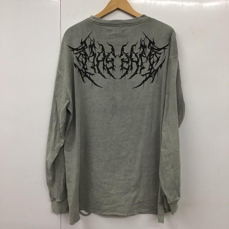 ガルフィー GALFY Tシャツ 長袖 XL キャラクター 灰 / グレー /  メンズ USED 古着 中古 10130892