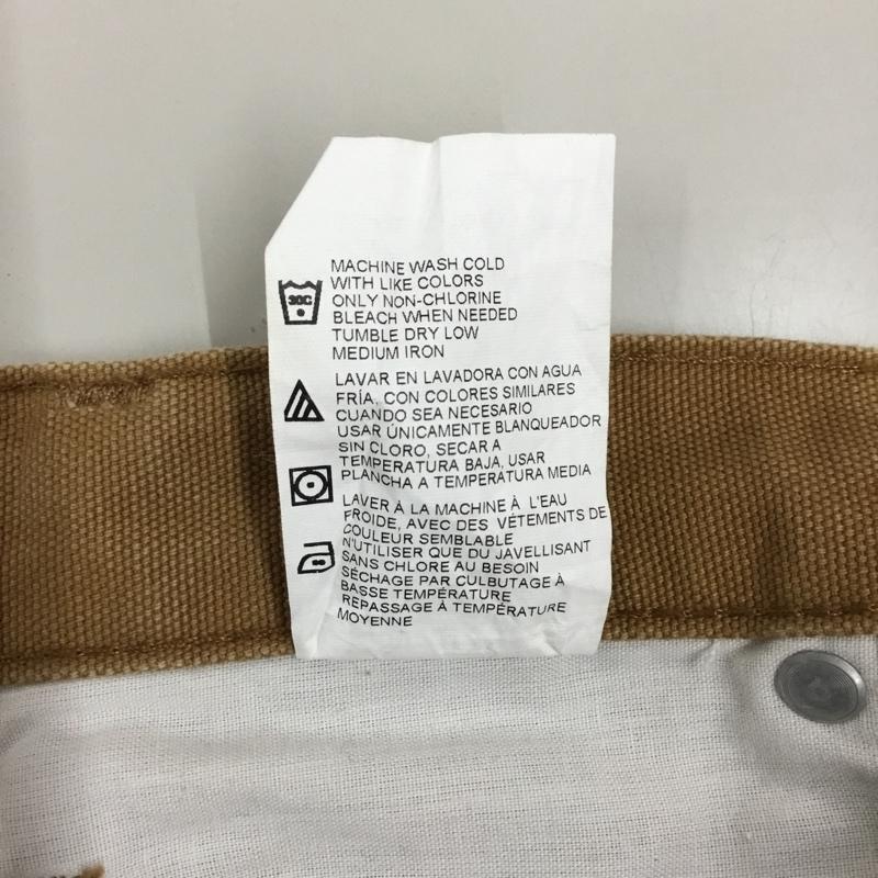 ディッキーズ Dickies パンツ ワークパンツ、ペインターパンツ W847261 34×32 34インチ ロゴ、文字 キャメル / キャメル /  メンズ USED 古着 中古 10111344