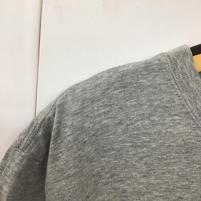 チャムス CHUMS Tシャツ 半袖 L プリント X ロゴ、文字 灰 / グレー /  メンズ USED 古着 中古 10130169