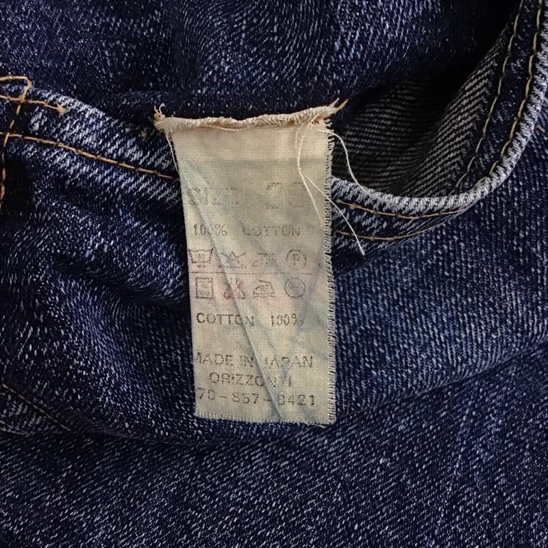 ドゥニーム Denime パンツ デニム、ジーンズ デニムパンツ ストレートパンツ ワイドパンツ カジュアルパンツ 旧ドゥニーム 無地 インディゴ / インディゴ /  メンズ USED 古着 中古 10109940