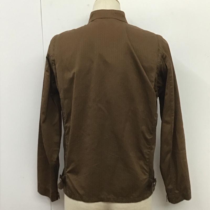 ショット schott ジャケット、上着 ジャケット、ブレザー ジップアップジャケット ジャンパー ジャケット カジュアルジャケット アウター 38 ストライプ 茶 / ブラウン /  メンズ USED 古着 中古 10106840