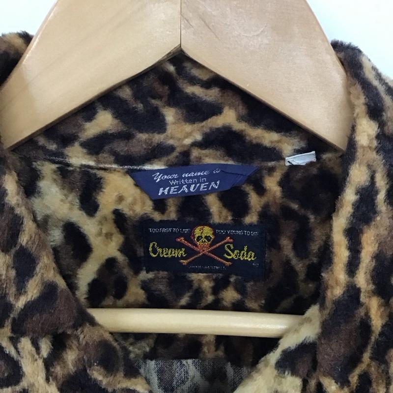 クリームソーダ CREAMSODA シャツ、ブラウス 長袖 長袖シャツ 総柄シャツ カラーシャツ L ヒョウ柄・レオパード柄 マルチカラー / マルチカラー /  メンズ USED 古着 中古 10132671