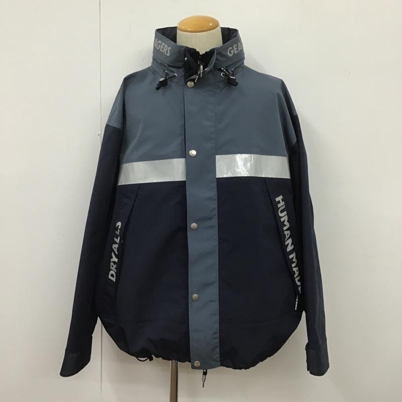 ヒューマンメード HUMAN MADE ジャケット、上着 ジャンパー、ブルゾン L ロゴ、文字 X プリント マルチカラー / マルチカラー /  メンズ USED 古着 中古 10106092