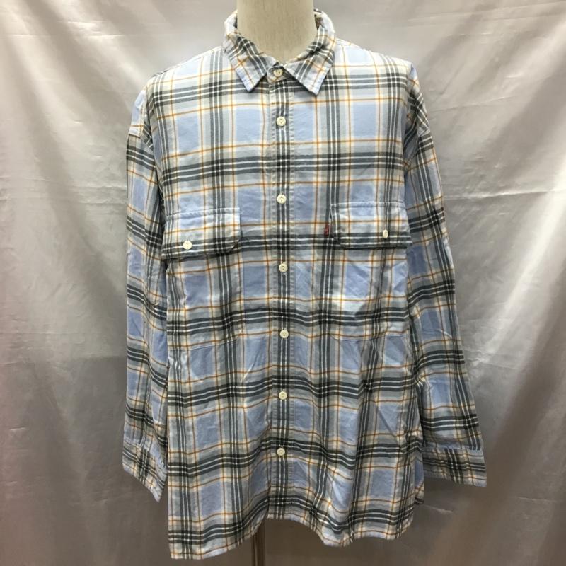 リーバイス Levi s シャツ、ブラウス 長袖 ワークシャツ オーバーサイズ L チェック マルチカラー / マルチカラー /  メンズ USED 古着 中古 10119837