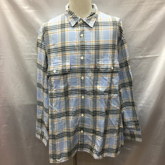 リーバイス Levi s シャツ、ブラウス 長袖 ワークシャツ オーバーサイズ L チェック マルチカラー / マルチカラー /  メンズ USED 古着 中古 10119837