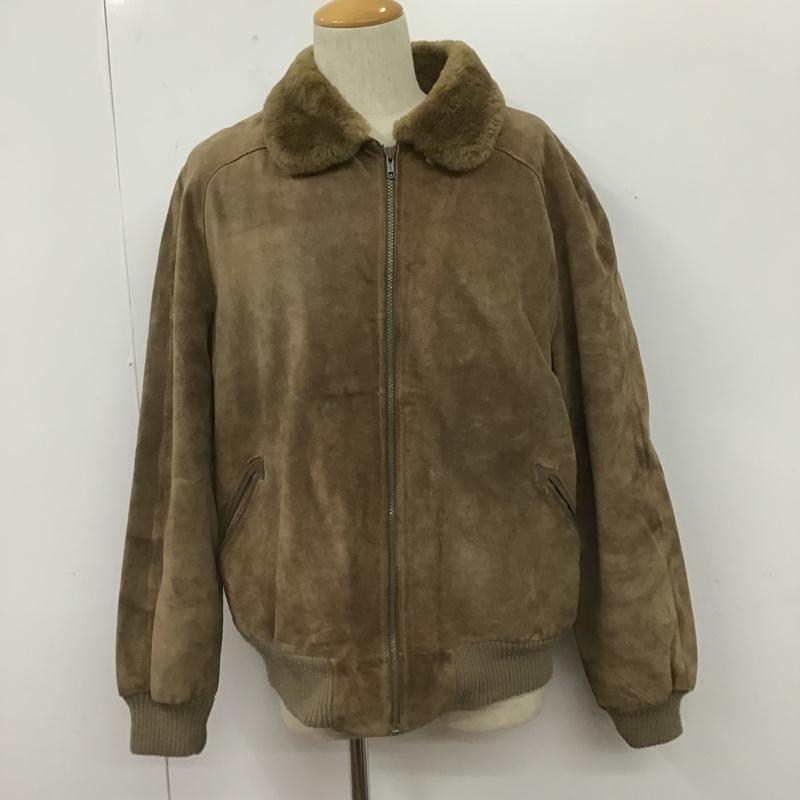 古着 USED ジャケット、上着 ジャケット、ブレザー ジップアップジャケット ジャンパー 古着 カジュアルジャケット アウター 50cm 無地 茶 / ブラウン /  メンズ USED 古着 中古 10105757