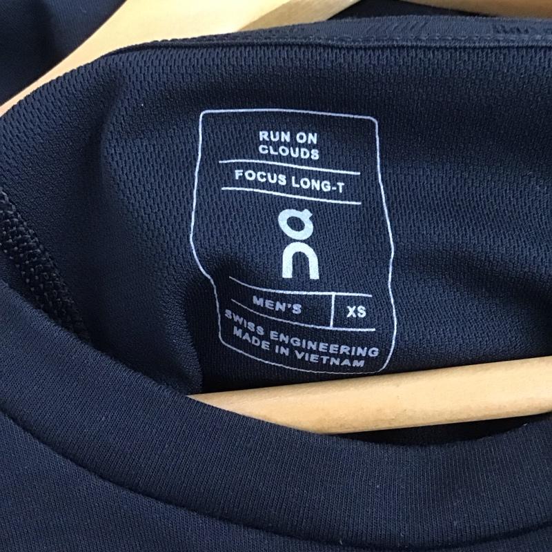 フォーカス FOCUS カットソー 長袖 長袖カットソー 無地カットソー クルーネック XS 無地 黒 / ブラック /  メンズ USED 古着 中古 10128791