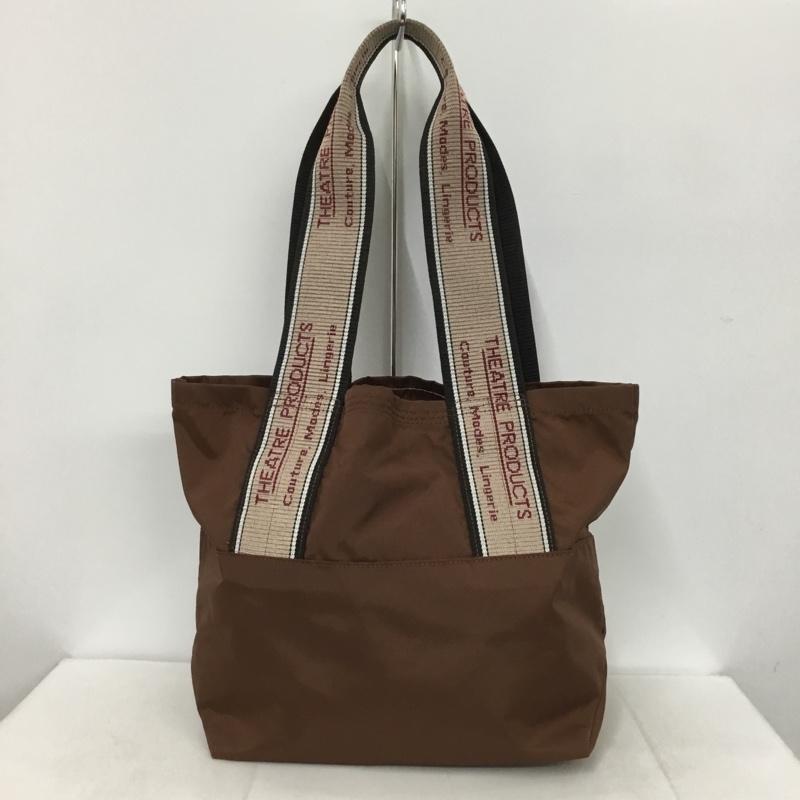 シアタープロダクツ THEATRE PRODUCTS トートバッグ トートバッグ ジャガードテープ ロゴ、文字 茶 / ブラウン /  レディース USED 古着 中古 10132967