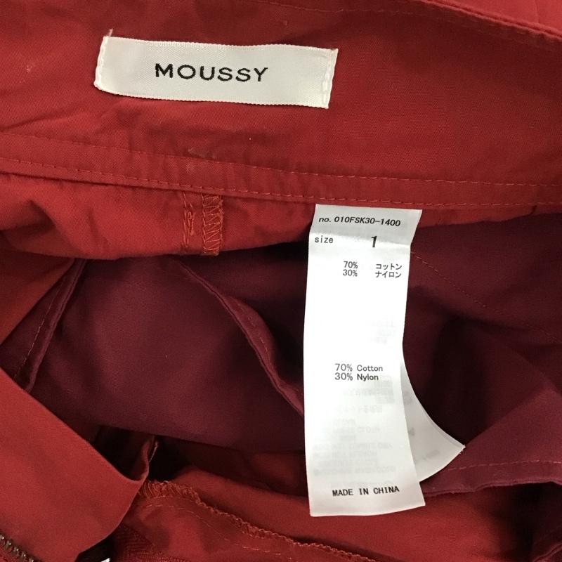 マウジー MOUSSY ボトムス ボトムス 010FSK30-1400 DRAWSTRING TUCK PANTS タックパンツ 1 無地 赤 / レッド /  レディース USED 古着 中古 10120871