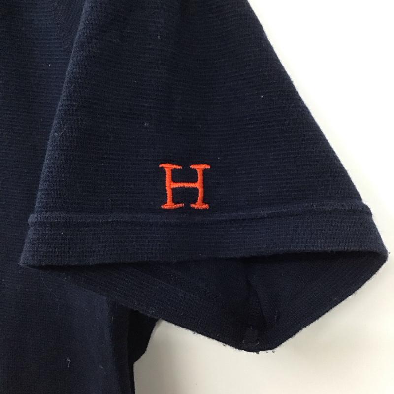 ハリウッドランチマーケット H.R MARKET Tシャツ 半袖 半袖カットソー プリントTシャツ Vネックカットソー 3 無地 紺 / ネイビー /  メンズ USED 古着 中古 10130596