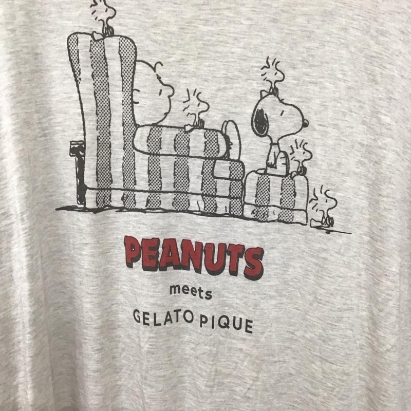 ジェラートピケ gelato pique ワンピース ロングスカート ピーナッツ スヌーピー 無地 X プリント マルチカラー / マルチカラー /  レディース USED 古着 中古 10128868