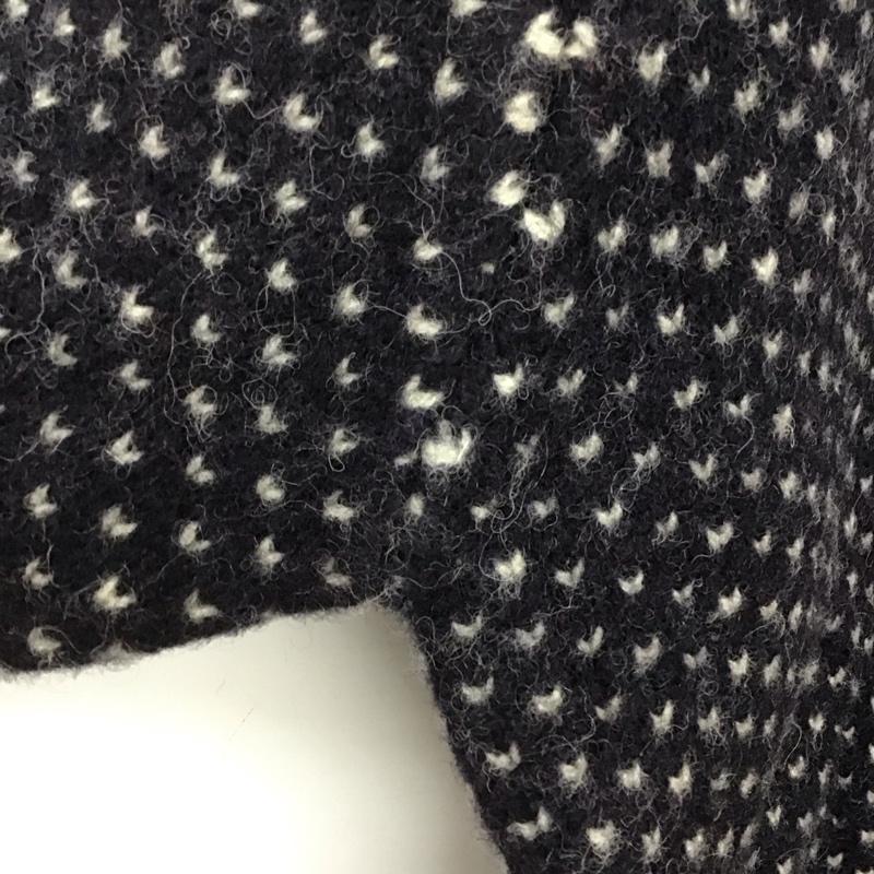 フリークスストア FREAK S STORE ニット、セーター 長袖 長袖ニットカットソー クルーネック セーター M プリント 紺 / ネイビー /  メンズ USED 古着 中古 10140309