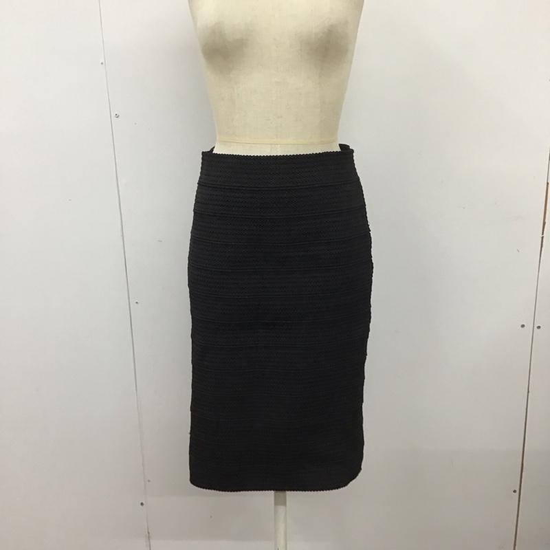 ザラベーシック ZARA BASIC スカート ひざ丈スカート 1752 051 800 フルジップ タイトスカート M  黒 / ブラック /  レディース USED 古着 中古 10112560