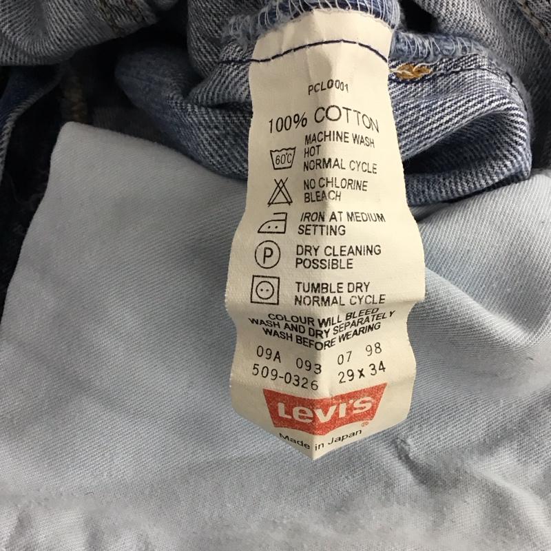 リーバイストラウスアンドコー Levi Strauss & co. パンツ デニム、ジーンズ デニムパンツ スリムパンツ カジュアルパンツ 29インチ 無地 インディゴ / インディゴ /  メンズ USED 古着 中古 10137251