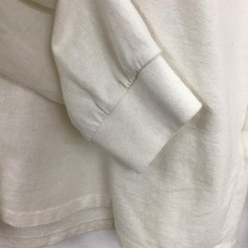 パタゴニア patagonia カットソー 長袖 長袖カットソー プリントカットソー クルーネック M ロゴ、文字 アイボリー / アイボリー /  メンズ USED 古着 中古 10148687
