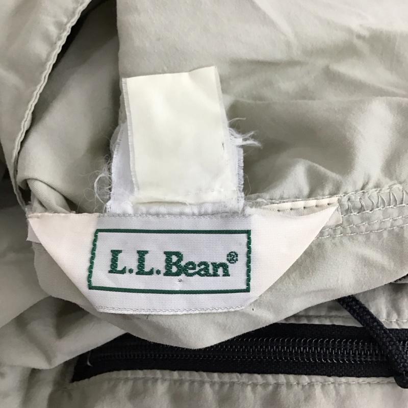 エルエルビーン L.L.Bean ジャケット、上着 ジャケット、ブレザー ジップアップジャケット ジャンパー ジャケット プルオーバーパーカー アウター 90S ロゴ、文字 ベージュ / ベージュ /  メンズ USED 古着 中古 10122753