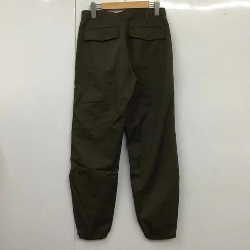 ミリタリー ミリタリー パンツ ワークパンツ、ペインターパンツ ミリタリーパンツ 古着 ワイドパンツ カジュアルパンツ ストレートパンツ 28インチ 無地 カーキ / カーキ /  メンズ USED 古着 中古 10107536