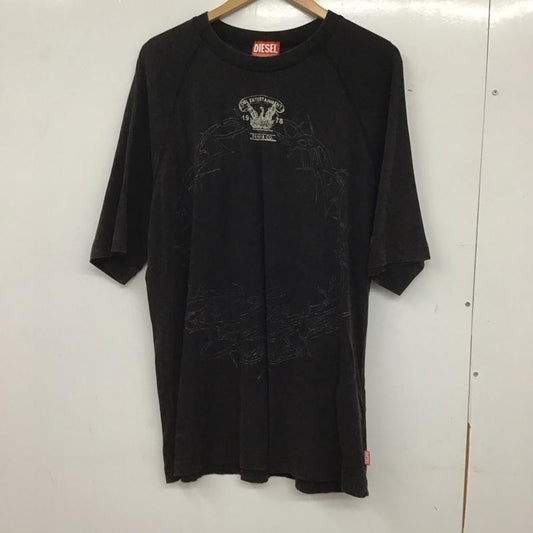 ディーゼル DIESEL Tシャツ 半袖 半袖カットソー プリントTシャツ クルーネックカットソー ラグラン M プリント マルチカラー / マルチカラー /  メンズ USED 古着 中古 10137949