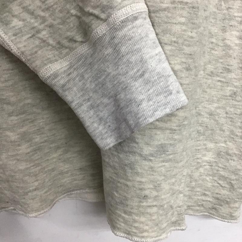 古着 USED カットソー 長袖 長袖カットソー ヘンリーネックカットソー 古着 duofold M 無地 灰 / グレー /  メンズ USED 古着 中古 10148825