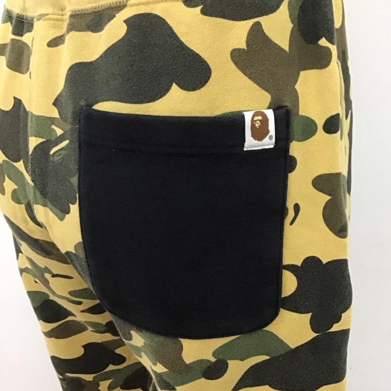 アベイシングエイプ A BATHING APE パンツ スラックス サルカモ スウェットパンツ シャーク M カモフラージュ柄・迷彩 マルチカラー / マルチカラー /  レディース USED 古着 中古 10108307