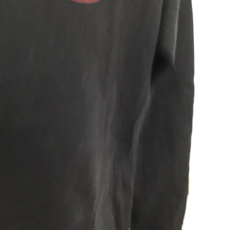 ザノースフェイス THE NORTH FACE カットソー 長袖 nt82034 長袖Tシャツ プリントTシャツ クルーネック M ロゴ、文字 黒 / ブラック /  メンズ USED 古着 中古 10124879