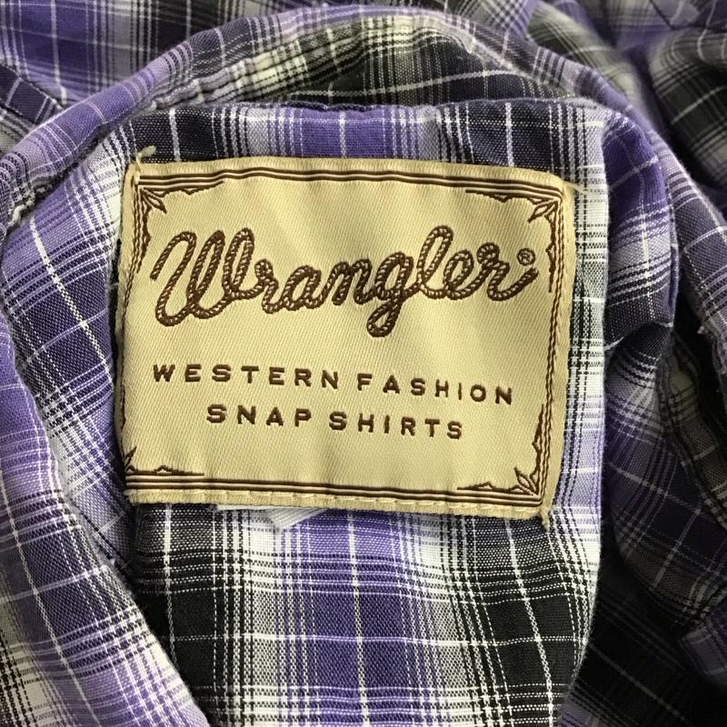 ラングラー Wrangler シャツ、ブラウス 半袖 L チェック マルチカラー / マルチカラー /  メンズ USED 古着 中古 10128317