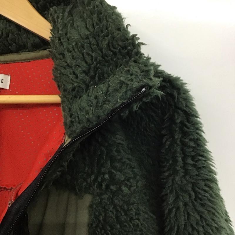 フリークスストア FREAK S STORE ジャケット、上着 ジャケット、ブレザー ジップアップジャケット ボアジャケット アウター S ロゴ、文字 緑 / グリーン /  メンズ USED 古着 中古 10145980