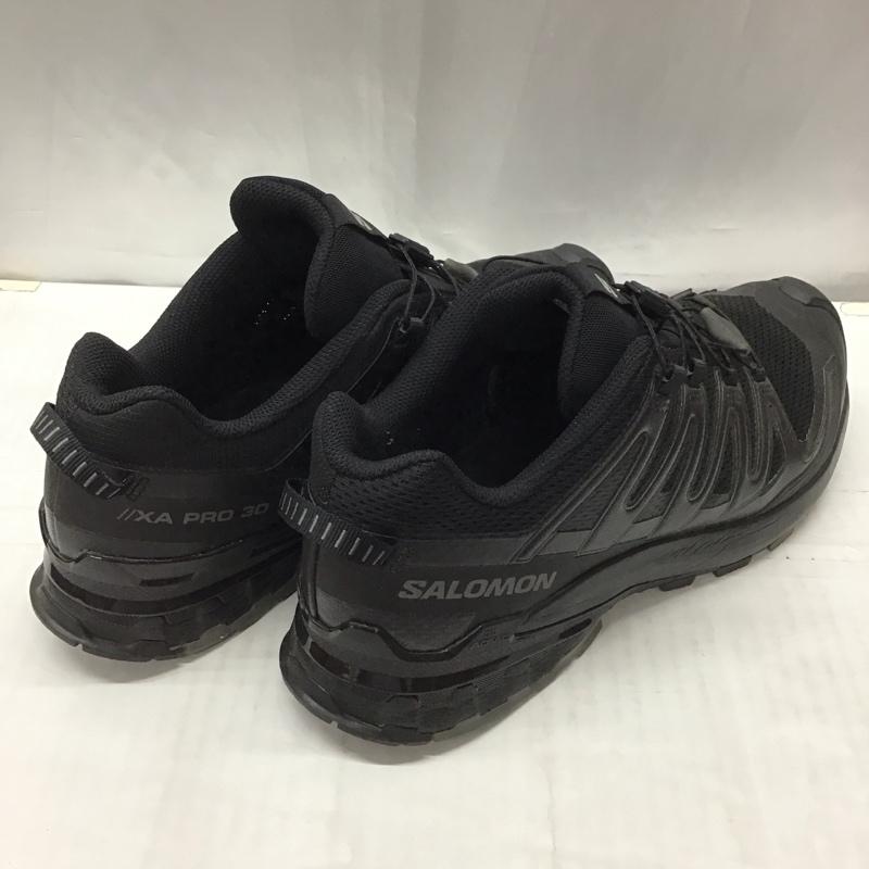 サロモン SALOMON スニーカー スニーカー 145464 XA PRO 3D WIDE 30cm 箱有 30.0cm ロゴ、文字 黒 / ブラック /  メンズ USED 古着 中古 10113346