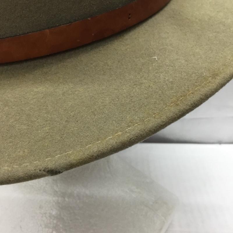 エディーバウアー Eddie Bauer 帽子 ハット WPL5923 ウール 中折れハット フェルトハット USA製 ロゴ、文字 ベージュ / ベージュ /  メンズ USED 古着 中古 10119106