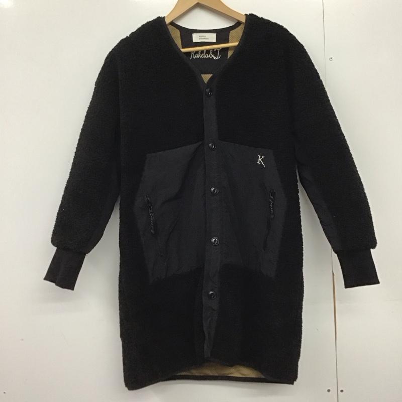 カケラ&トランクイル KAKELA&TRANQUIL コート コート一般 12007-192-20 フリースコート FREE 無地 黒 / ブラック /  レディース USED 古着 中古 10145724