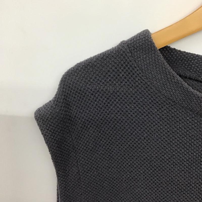 ネストローブ コンフェクト nest Robe CONFECT ベスト ベスト ニットベスト 02211-0046 4 無地 灰 / グレー /  メンズ USED 古着 中古 10141116