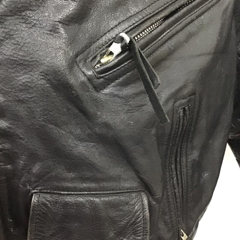 古着 USED ジャケット、上着 レザージャケット FMC 46 無地 黒 / ブラック /  メンズ USED 古着 中古 10124532
