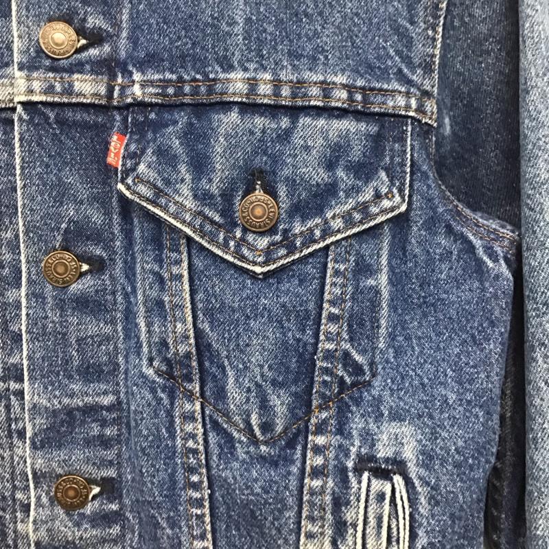 リーバイストラウスアンドコー Levi Strauss & co. ジャケット、上着 ジャケット、ブレザー 70506 80s USA製 デニムジャケット 36 無地 インディゴ / インディゴ /  メンズ USED 古着 中古 10140724