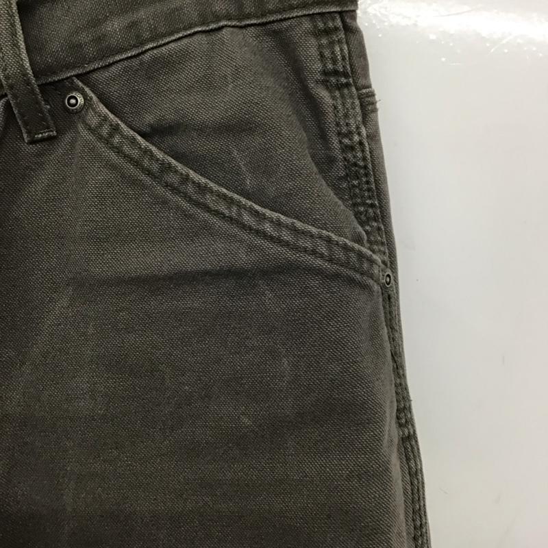 古着 USED パンツ ワークパンツ、ペインターパンツ ワークパンツ ワイドパンツ カジュアルパンツ 古着 34 無地 ダークグレー / ダークグレー /  メンズ USED 古着 中古 10148188