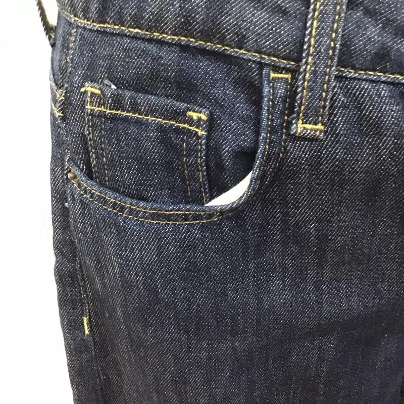 ザラ ZARA パンツ デニム、ジーンズ 5862 171 407 ワイドパンツ フリンジ 無地 インディゴ / インディゴ /  レディース USED 古着 中古 10120030