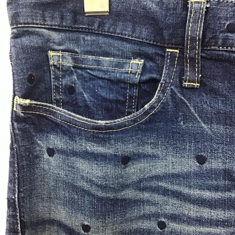 グラム glamb パンツ デニム、ジーンズ デニムパンツ スリムパンツ ストレッチパンツ ジーンズ 3 ドット インディゴ / インディゴ /  メンズ USED 古着 中古 10109079