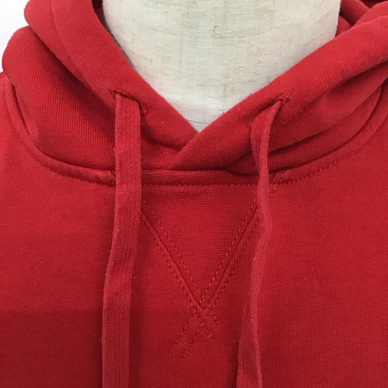 ポロラルフローレン POLO RALPH LAUREN パーカー 長袖 長袖パーカー フード付きパーカー 刺繍スウェット トレーナー M ロゴ、文字 赤 / レッド /  メンズ USED 古着 中古 10122962