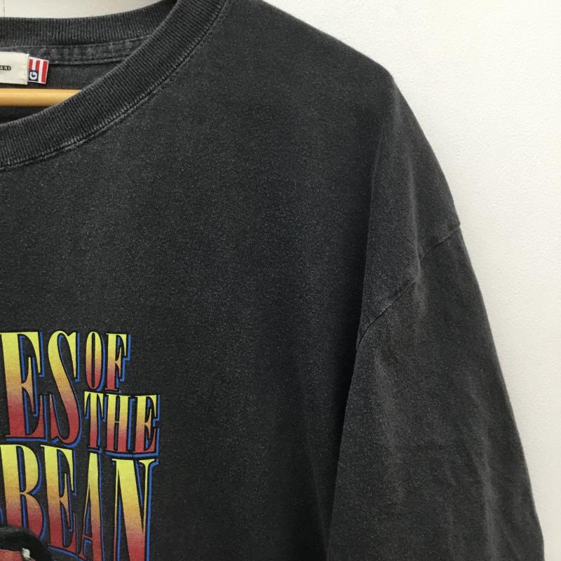 ＵＳフルギ US古着 Tシャツ 半袖 GOOD ROCX SPEED DISNEY パイレーツオブカリビアン Tシャツ L プリント ダークグレー / ダークグレー /  メンズ USED 古着 中古 10148479