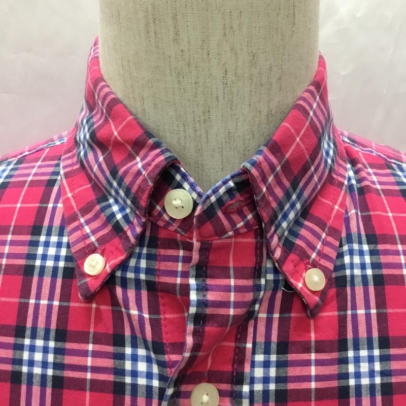 ホリスター Hollister シャツ、ブラウス 半袖 ボタンダウンシャツ S チェック マルチカラー / マルチカラー /  メンズ USED 古着 中古 10108979