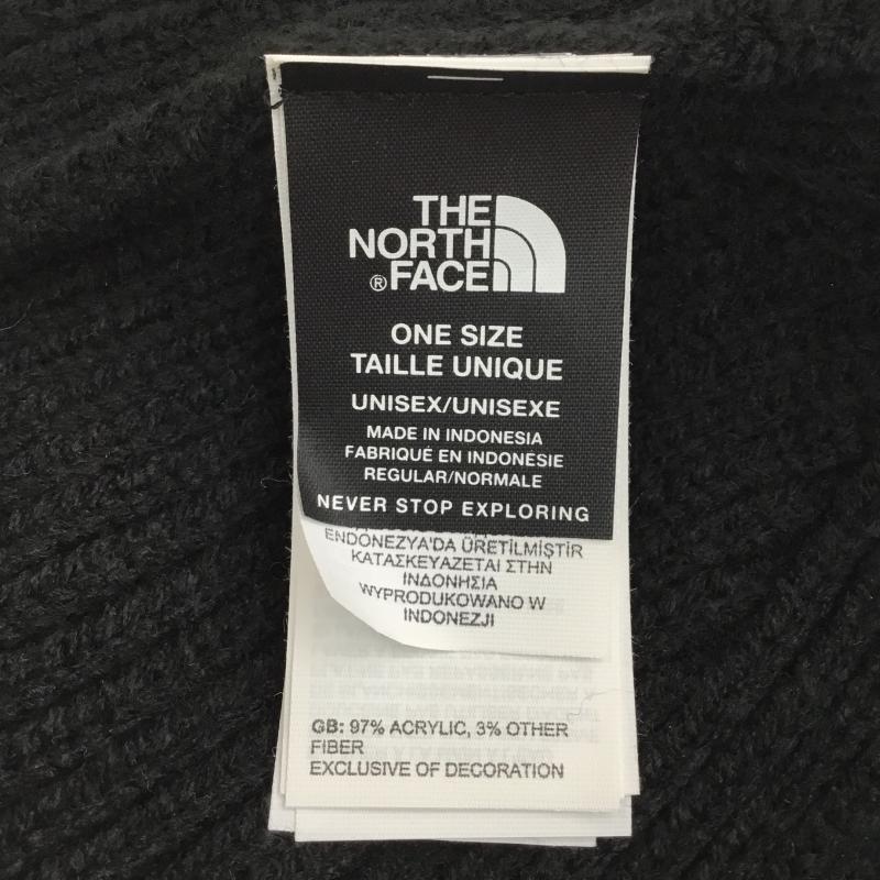 ザノースフェイス THE NORTH FACE 帽子 ニット帽 NF0A3FJX　TNF LOGO BOX CUF BEANIE FREE ロゴ、文字 黒 / ブラック /  メンズ USED 古着 中古 10136548
