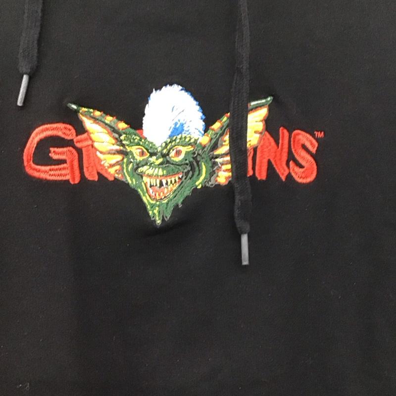 グラニフ graniph パーカー 長袖 長袖パーカー プルオーバーパーカー スウェット L プリント 黒 / ブラック /  メンズ USED 古着 中古 10145977