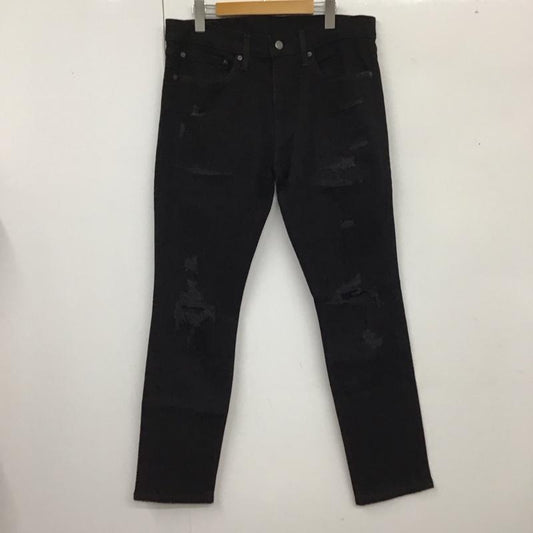 リーバイストラウスアンドコー Levi Strauss & co. パンツ デニム、ジーンズ デニムパンツ スリムパンツ ジーンズ ストレッチパンツ 34 無地 黒 / ブラック /  メンズ USED 古着 中古 10119465