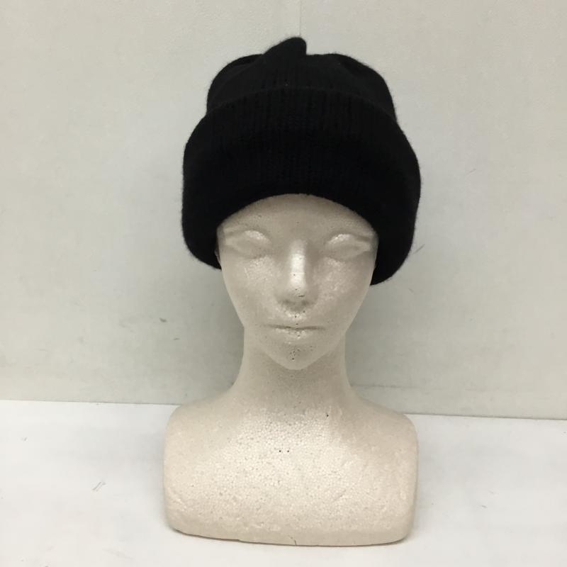 カムズアンドゴーズ COMESANDGOES 帽子 ニット帽 FREE 無地 黒 / ブラック /  メンズ USED 古着 中古 10136221