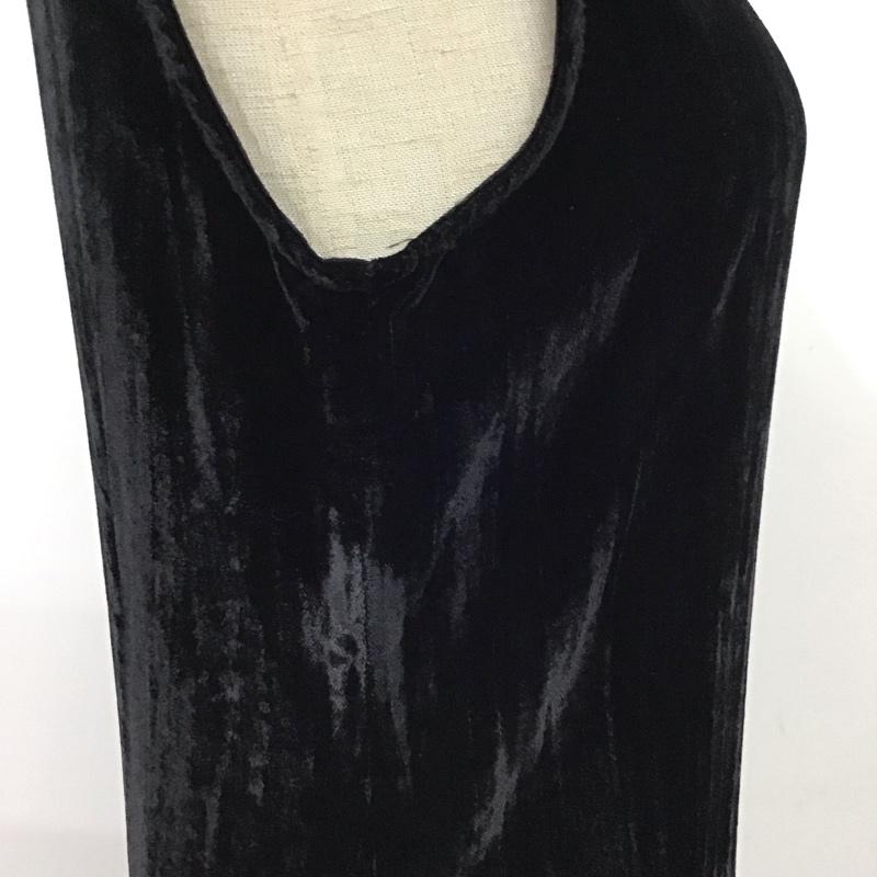 ザラ ZARA ワンピース ロングスカート 2731 324 800 ノースリーブ タグ付き XS 無地 黒 / ブラック /  レディース USED 古着 中古 10119622