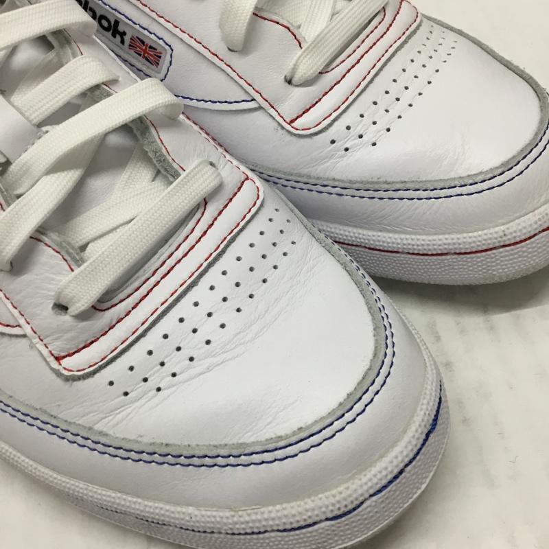 アベイシングエイプ A BATHING APE スニーカー スニーカー Q47367 Reebok BAPE CLUB C 85 26cm 箱有 26.0cm ロゴ、文字 白 / ホワイト /  メンズ USED 古着 中古 10107629
