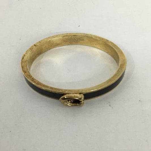 コーチ COACH アクセサリー ブレスレット、バングル ロゴ、文字 黒 / ブラック / X 金 / ゴールド /  レディース USED 古着 中古 10128833