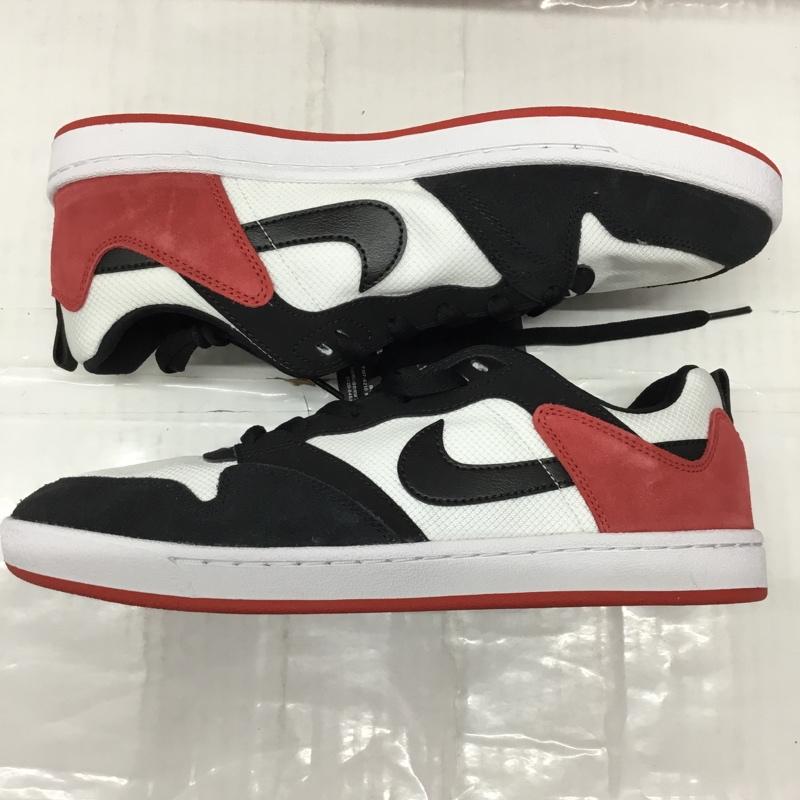ナイキ NIKE スニーカー スニーカー CJ0882 102 SB ALLEYOOP 28cm 箱有 28.0cm ロゴ、文字 白 / ホワイト / X 黒 / ブラック / X 赤 / レッド /  メンズ USED 古着 中古 10107850