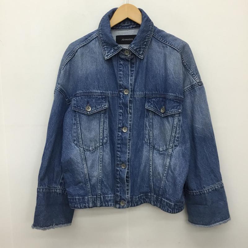 ジーナシス JEANASIS ジャケット、上着 ジャケット、ブレザー FREE 無地 青 / ブルー /  レディース USED 古着 中古 10138265